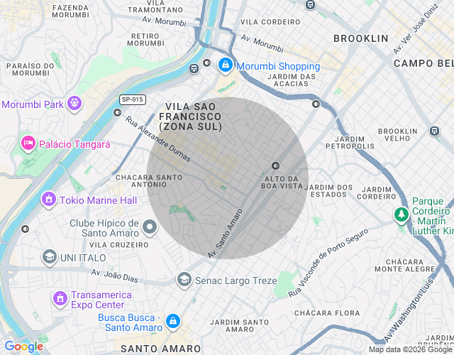 Imóvel no mapa