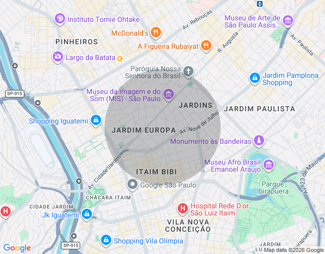 Imóvel no mapa