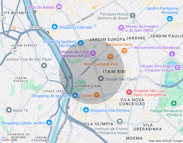 Imóvel no mapa