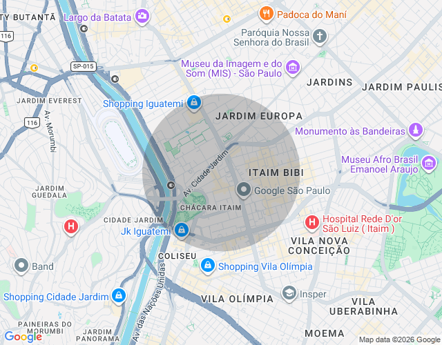 Imóvel no mapa