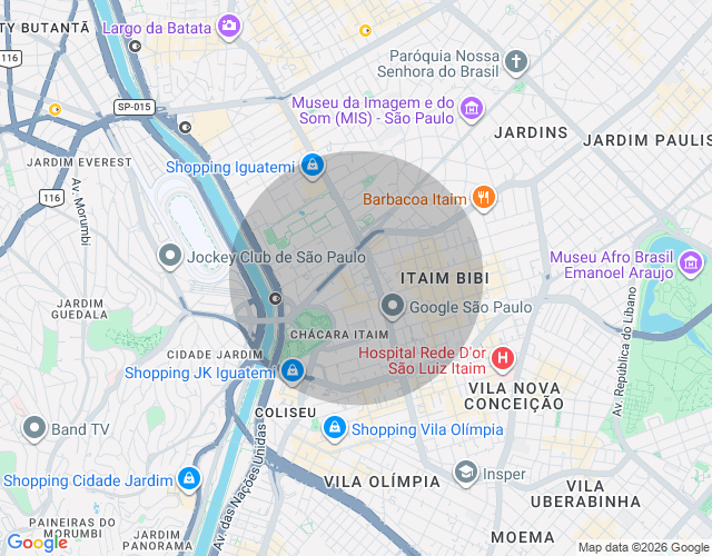 Imóvel no mapa
