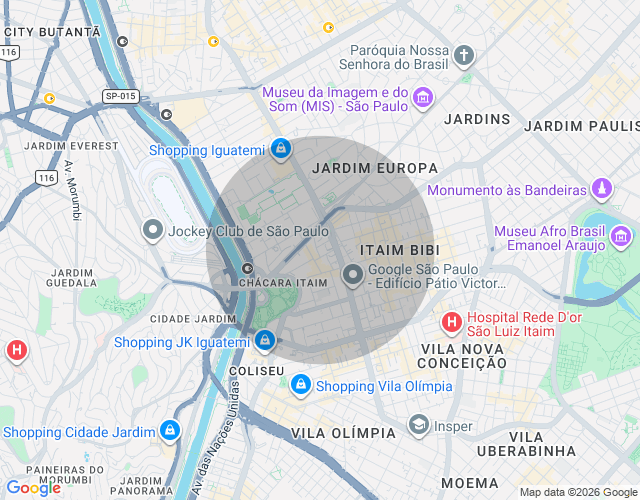 Imóvel no mapa