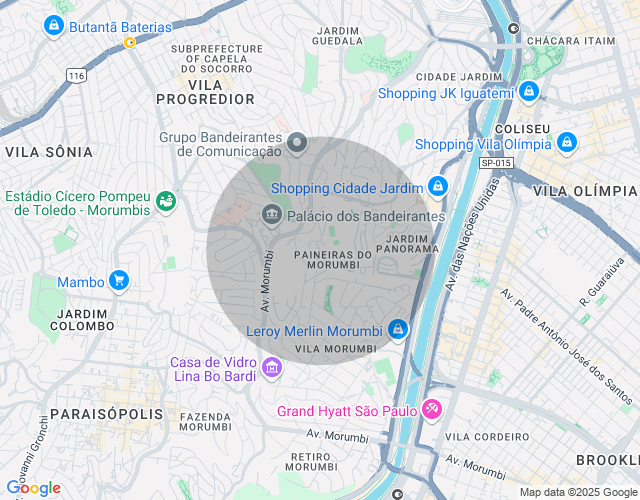 Imóvel no mapa