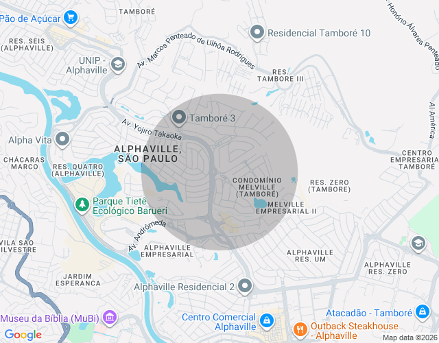 Imóvel no mapa