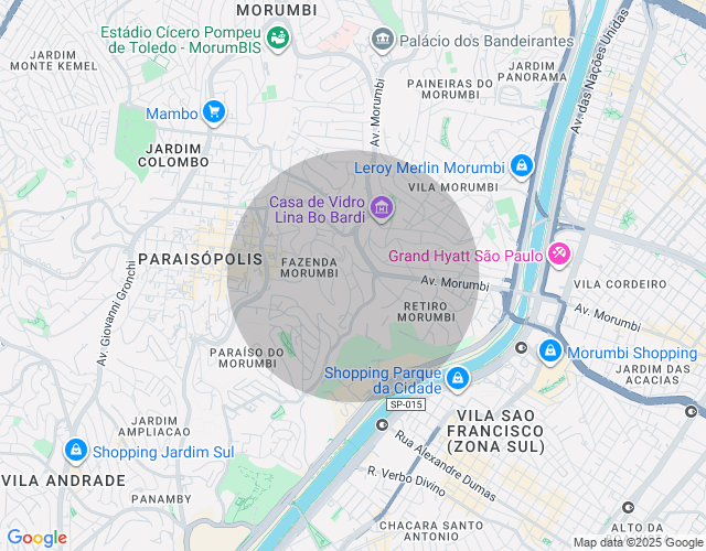 Imóvel no mapa