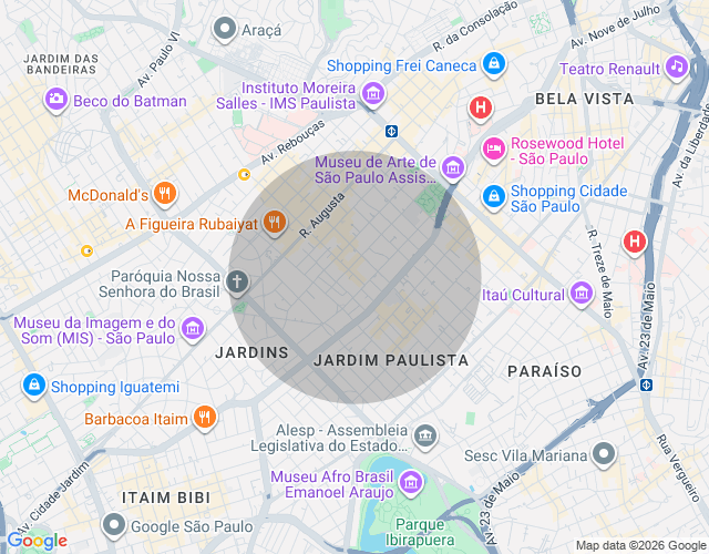 Imóvel no mapa