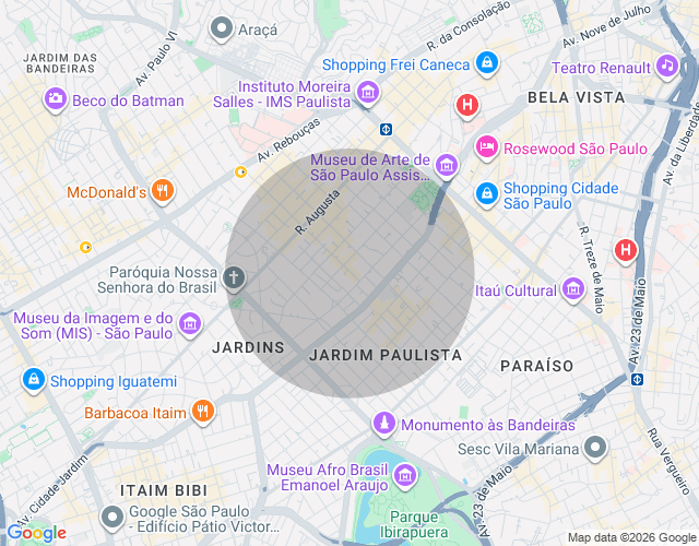 Imóvel no mapa