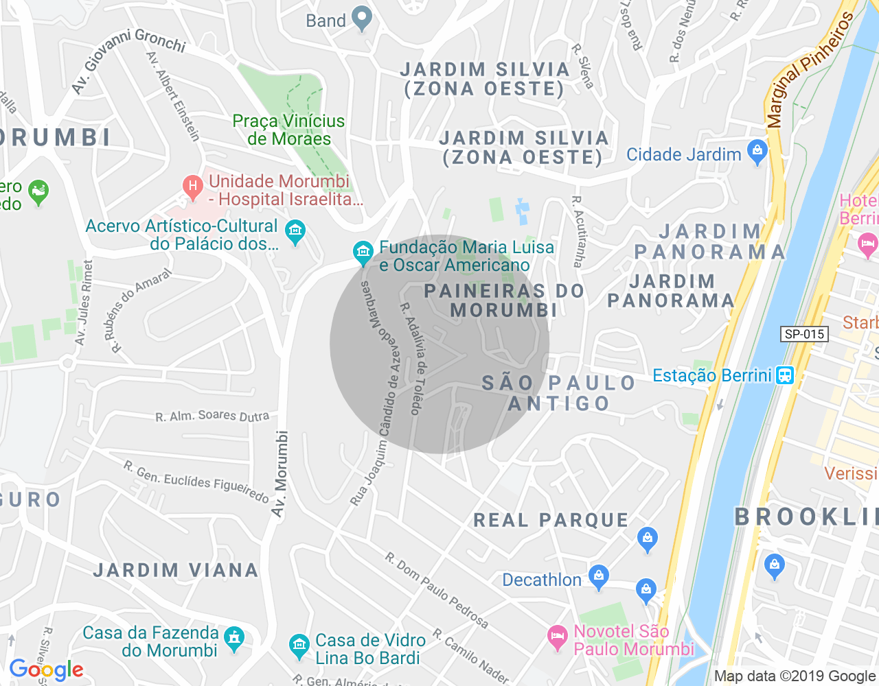 Imóvel no mapa