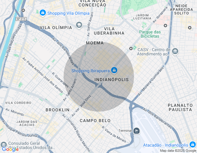 Imóvel no mapa
