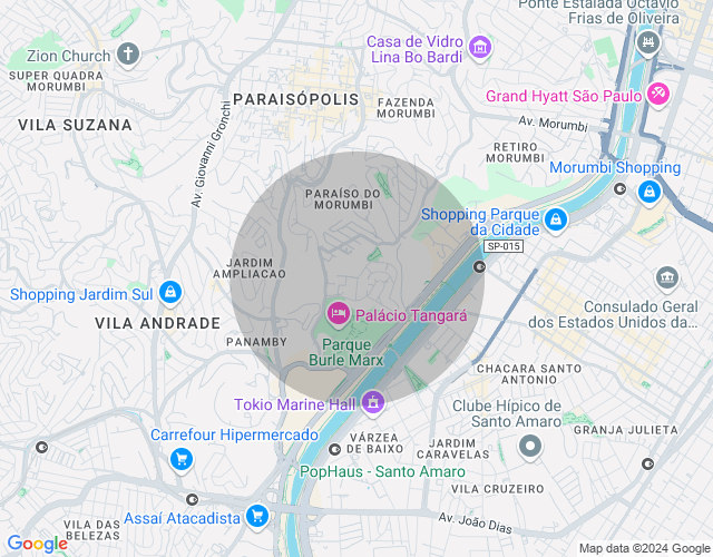 Imóvel no mapa