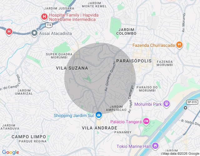 Imóvel no mapa