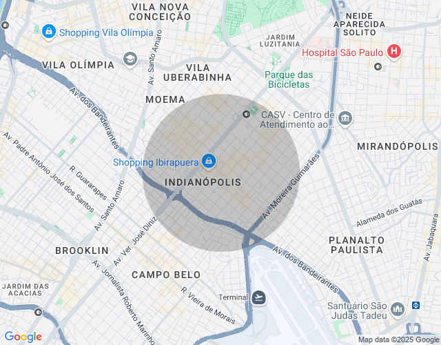 Imóvel no mapa