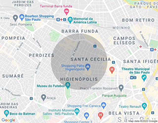 Imóvel no mapa