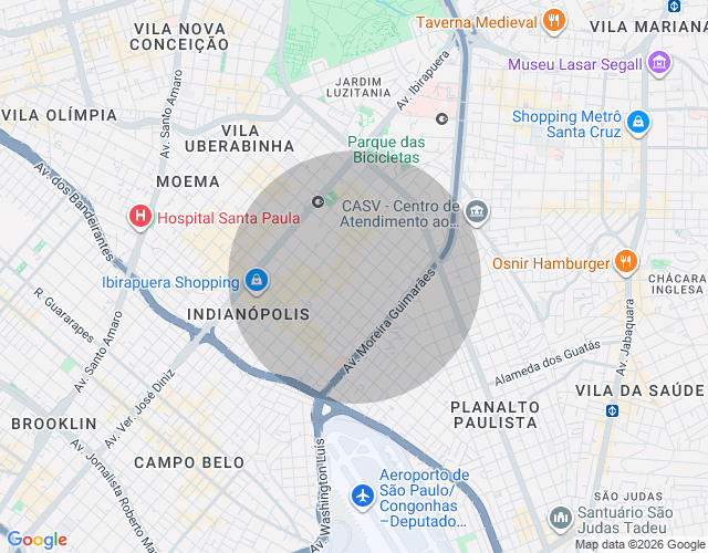 Imóvel no mapa