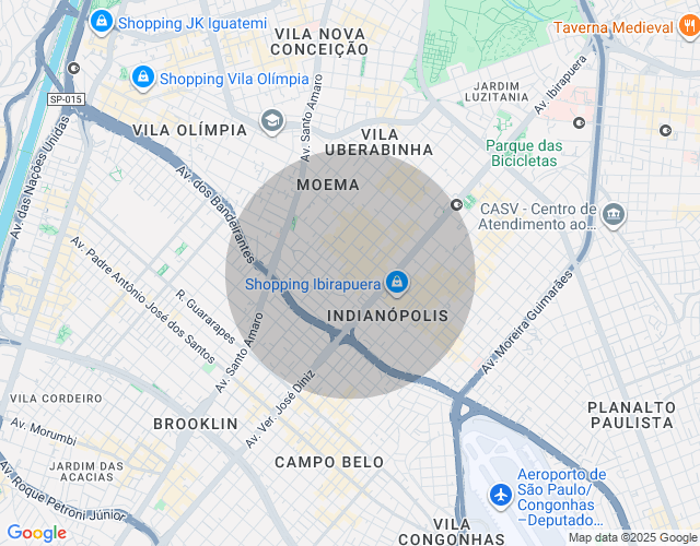 Imóvel no mapa