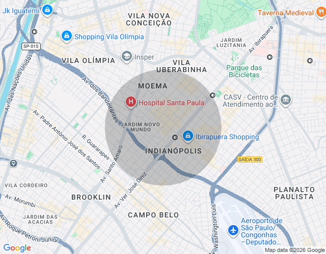Imóvel no mapa