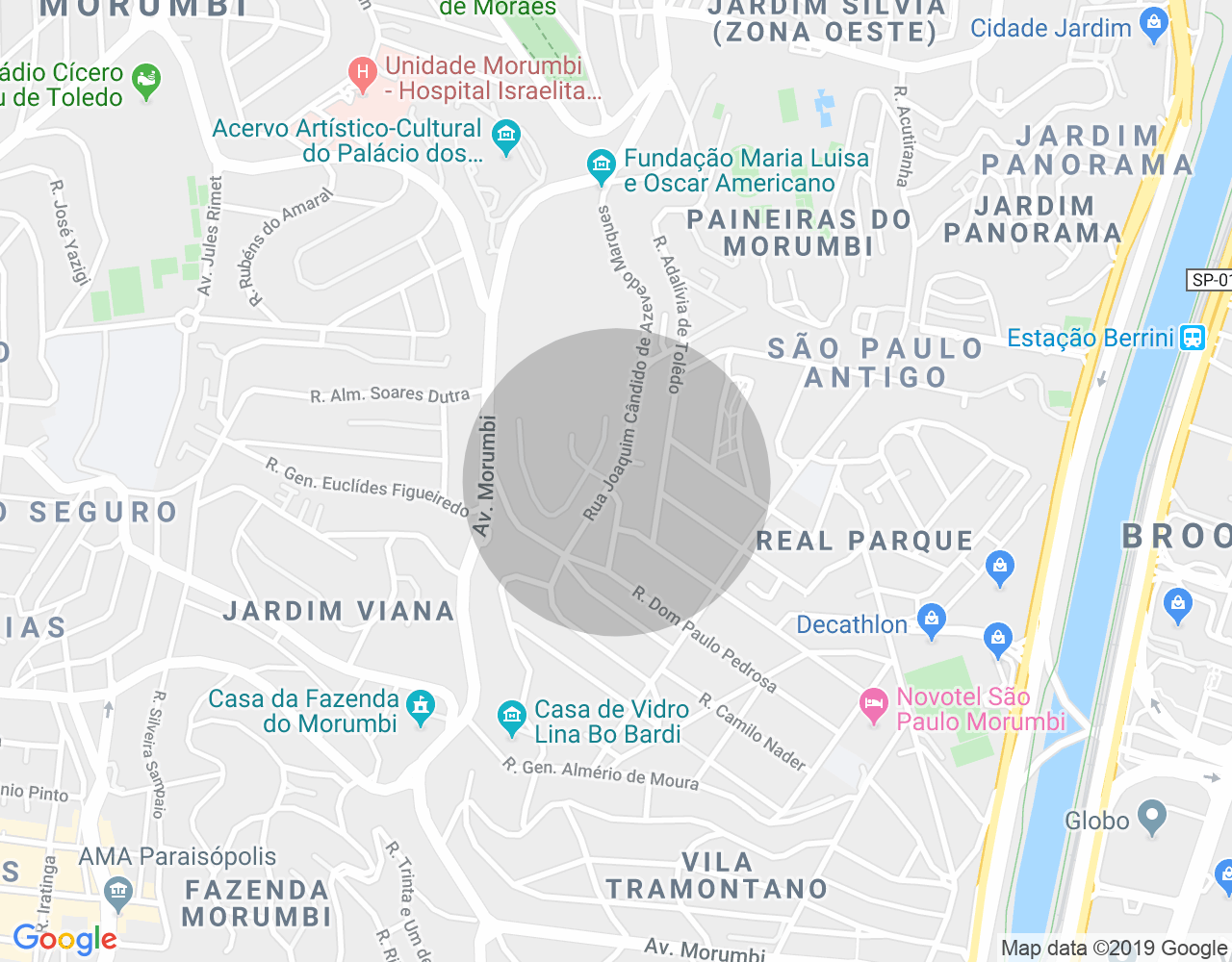 Imóvel no mapa