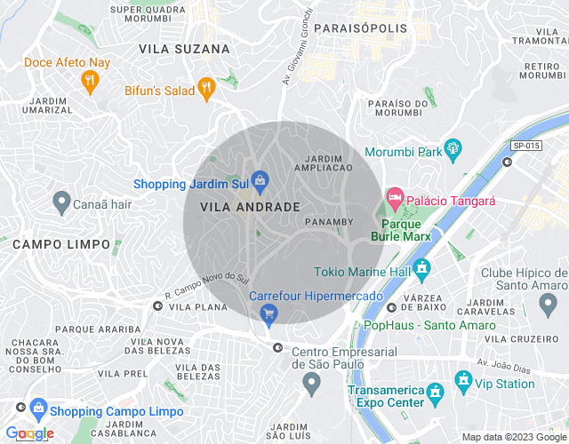 Imóvel no mapa