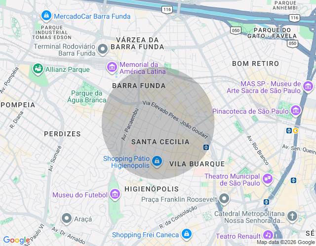 Imóvel no mapa