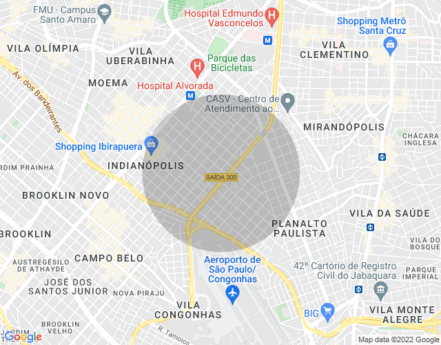 Imóvel no mapa