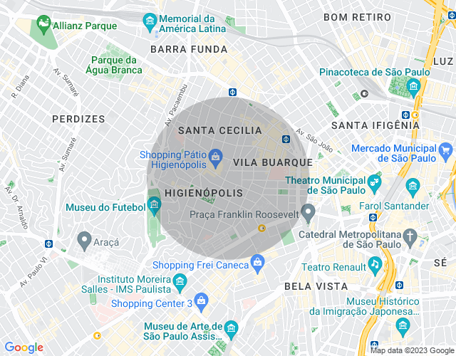 Imóvel no mapa