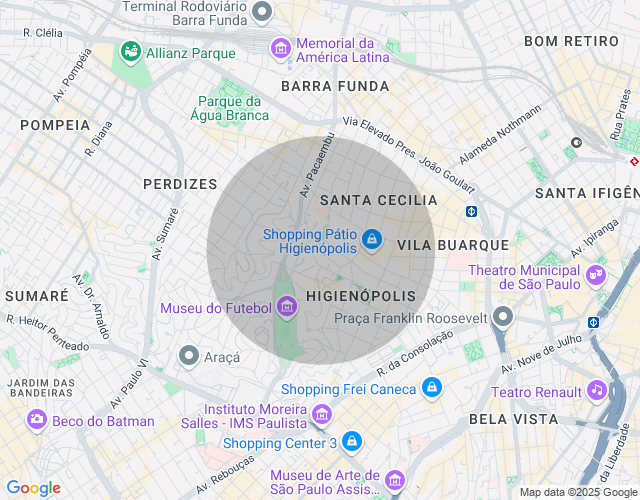Imóvel no mapa