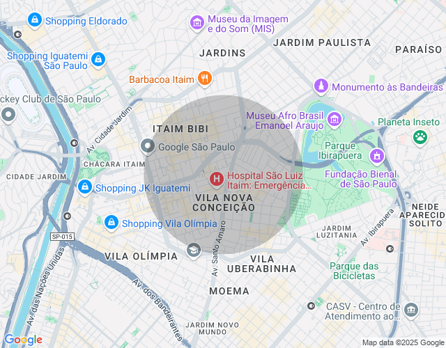 Imóvel no mapa