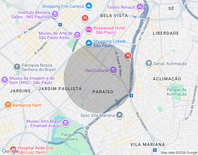 Imóvel no mapa