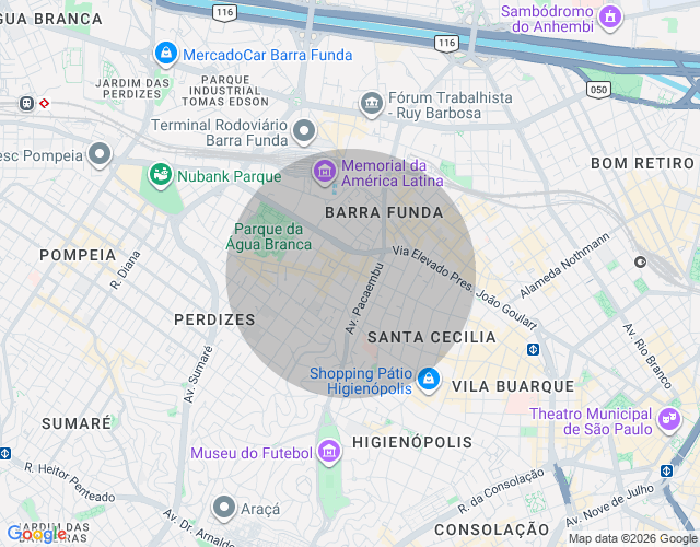 Imóvel no mapa