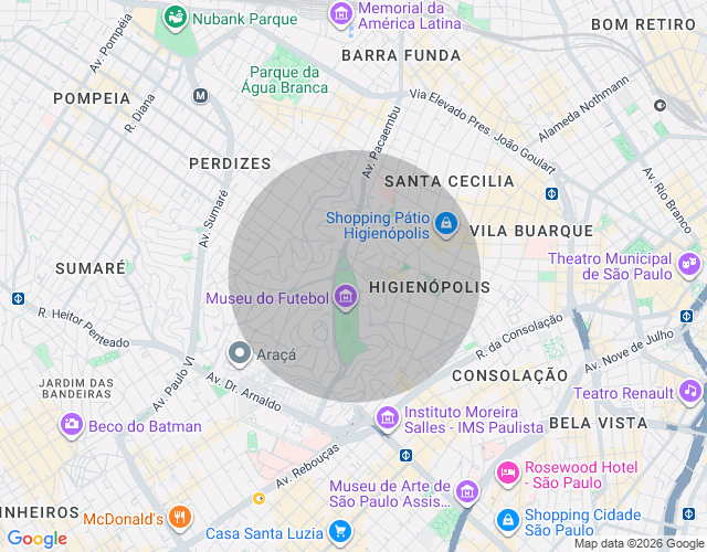 Imóvel no mapa