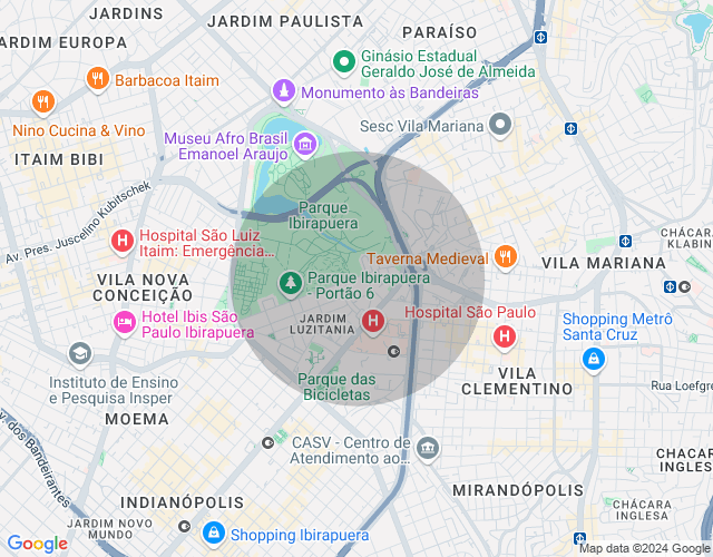 Imóvel no mapa