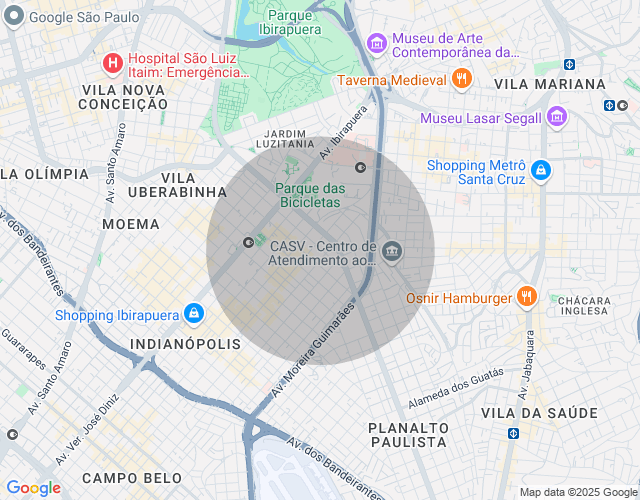 Imóvel no mapa