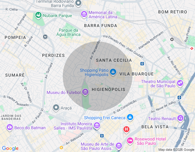 Imóvel no mapa