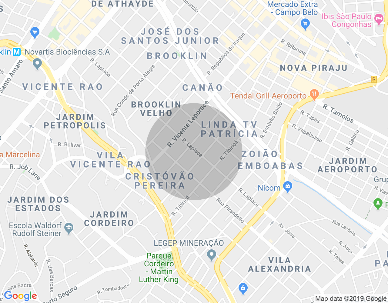 Imóvel no mapa