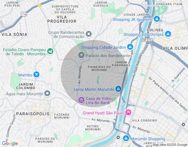 Imóvel no mapa