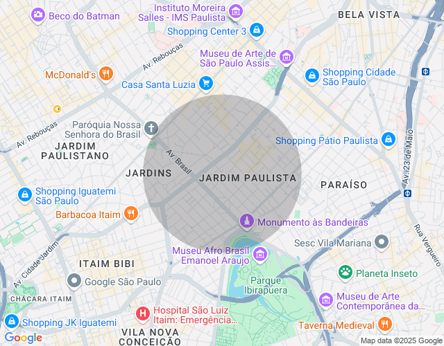 Imóvel no mapa
