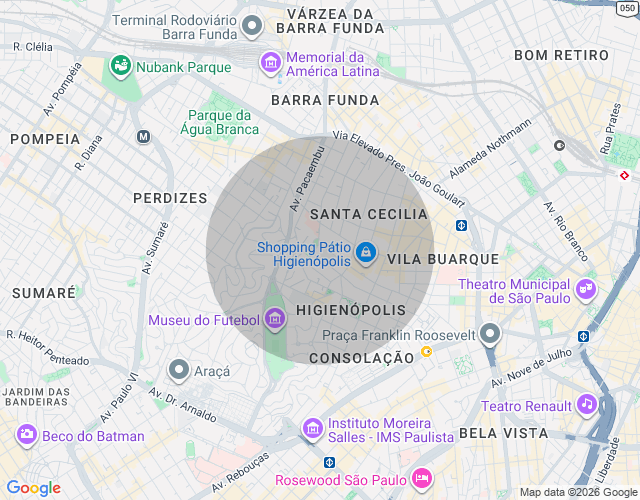 Imóvel no mapa