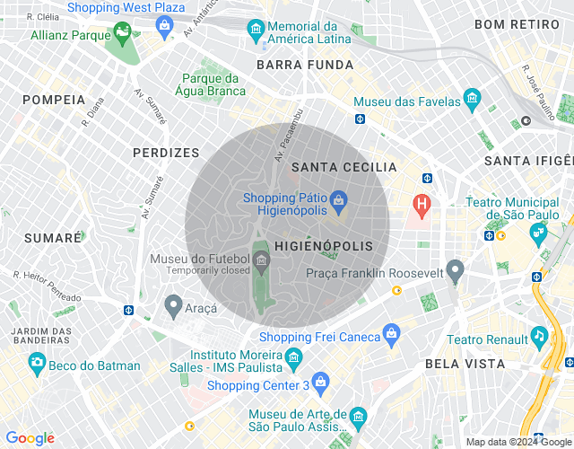 Imóvel no mapa