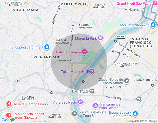 Imóvel no mapa