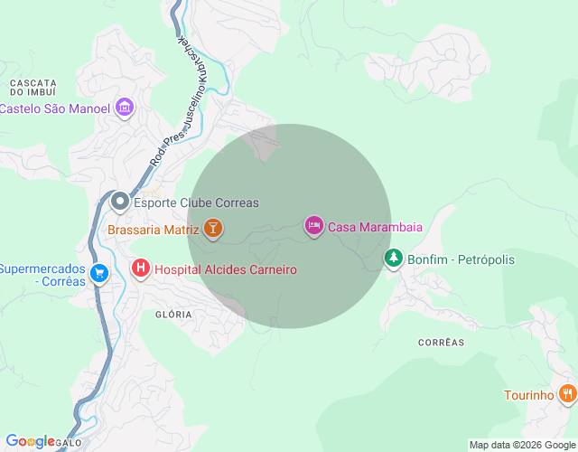 Imóvel no mapa