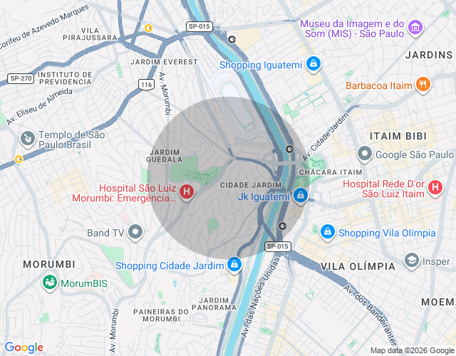 Imóvel no mapa