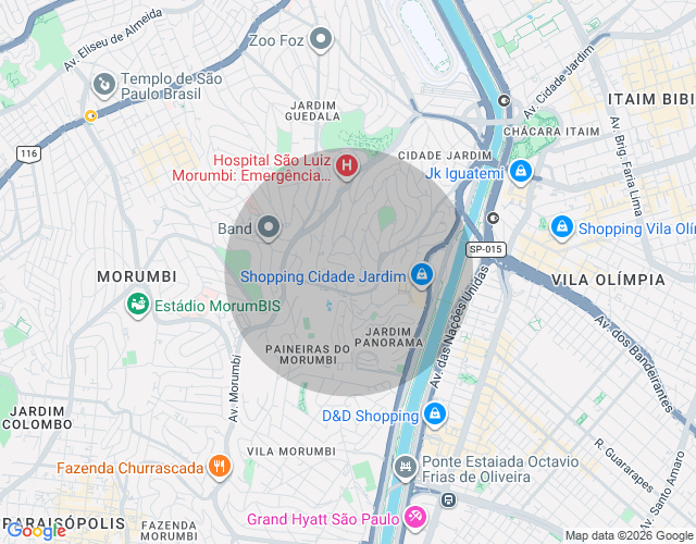Imóvel no mapa