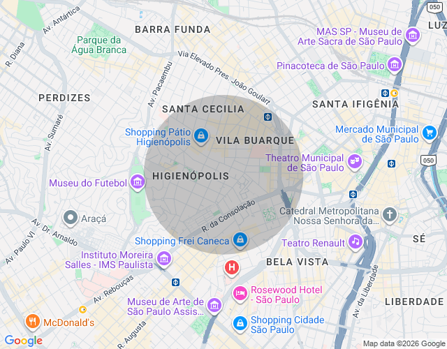 Imóvel no mapa
