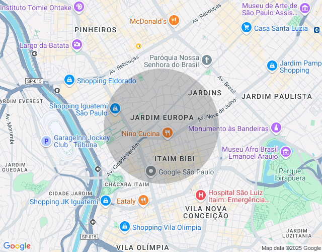 Imóvel no mapa