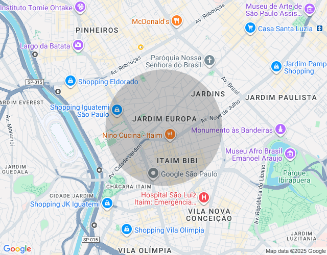 Imóvel no mapa