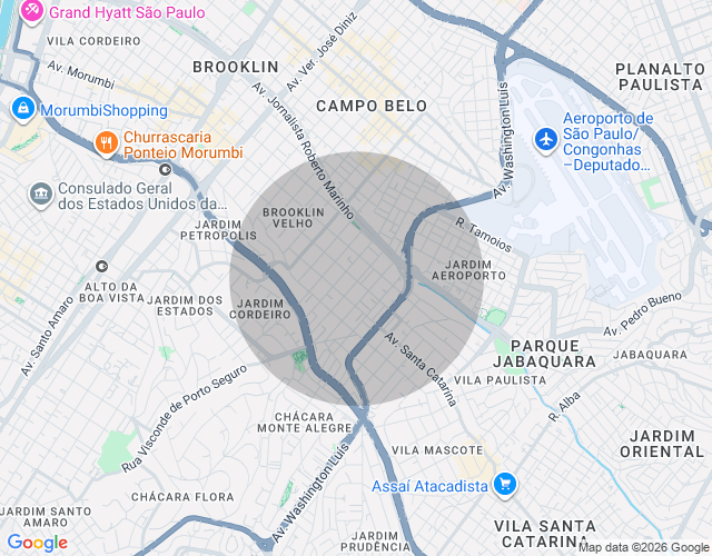 Imóvel no mapa