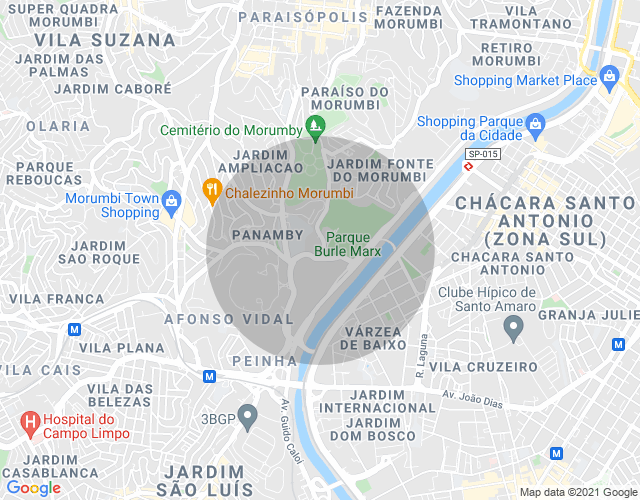 Imóvel no mapa
