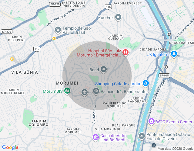 Imóvel no mapa