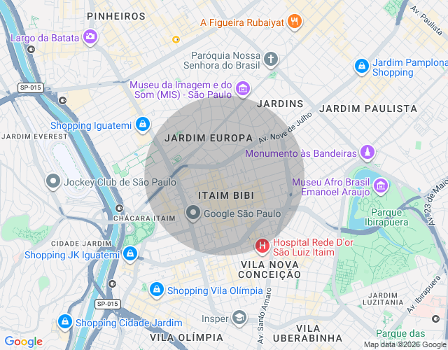 Imóvel no mapa
