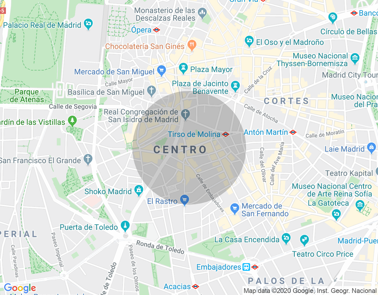 Imóvel no mapa